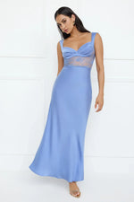 Permission To Party Satin Maxi Dress
