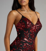 Laura Sequin Lace-Up Mini Dress