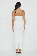 Chic Sophistication Maxi Dress White