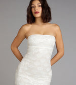 Lilah Beaded Scallop Mini Dress