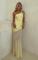 Vip Vibes Maxi Dress Lemon