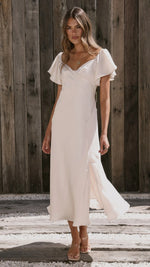 Louisa Midi Dress - Ivory