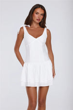 Heatwave Kiss Mini Dress White