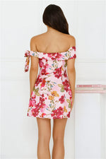 Luxe Seraphina Off Shoulder Mini Dress