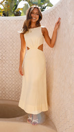 Kimberley Maxi Dress - Yellow