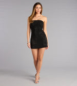 Polished Heat Rhinestone Tube Dress