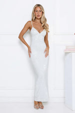 LUXE Diamond Diaries Maxi Dress White