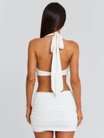 Romanee Mini Dress White