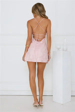 Poolside Glimmer Mini Dress