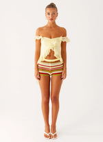 Miffy Mini Shorts - Yellow Multi