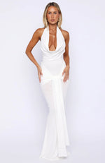 Be With You Forever Maxi Dress Off White