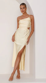 Nyla Maxi Dress - Lemon