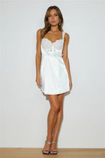 Ladylike Mini Dress White