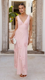 Lavara Maxi Dress - Pink