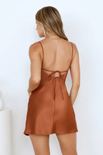 Slay The Day Satin Mini Dress