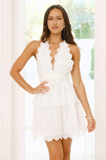 Poetry Love Embroidered Mini Dress