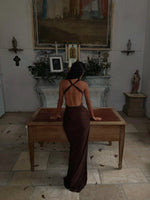 Pria Maxi Dress Chocolate