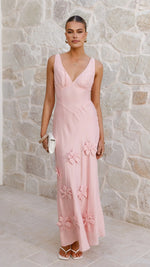 Lavara Maxi Dress - Pink