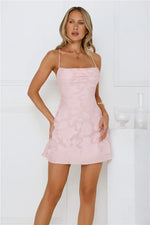 Poolside Glimmer Mini Dress