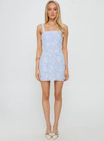 Cerise Mini Dress Lilac Burnout