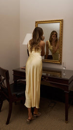 Greta Maxi Dress - Lemon