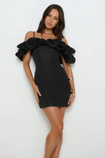 Love On Lock Off Shoulder Mini Dress