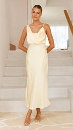 Audrey Maxi Dress - Lemon