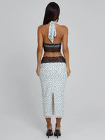 Jazara Midi Skirt Black Polka Dot