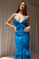Namari Ruffle Mermaid Maxi Dress
