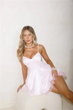 Impeccable 'Fit Satin Mini Dress