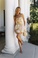 High Summer Strapless Mini Dress