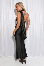Kissed By Moonlight Satin Maxi Dress