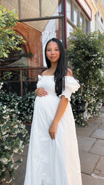 Cierra Midi Dress - White