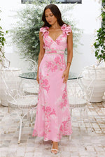 Daytime Luxe Maxi Dress Pink