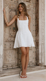 Novella Mini Dress - White