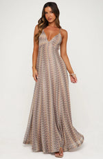 Groovy Gal Maxi Dress Dune Drift
