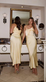 Greta Maxi Dress - Lemon