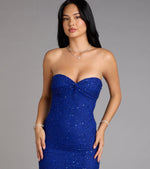 Juliette Strapless Beaded Mini Dress