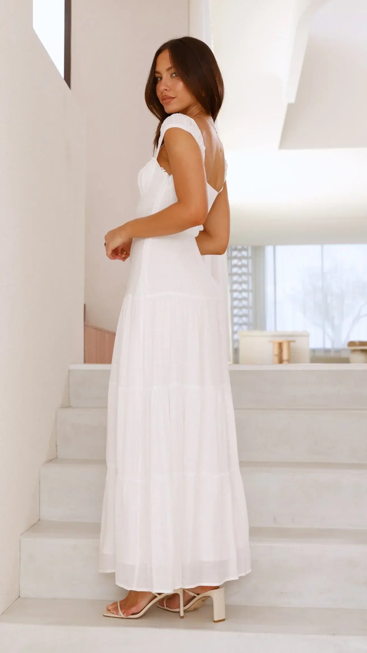 Pasca Maxi Dress - White