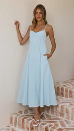 Suri Maxi Dress - Blue