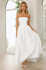Dancing In Magic Strapless Maxi Dress