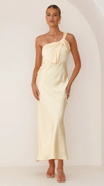 Greta Maxi Dress - Lemon