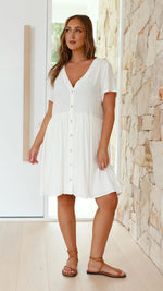 Courtney Mini Dress - White