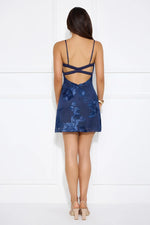 Songs Written Mesh Mini Dress