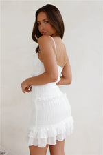 Unique Touch Mini Dress White