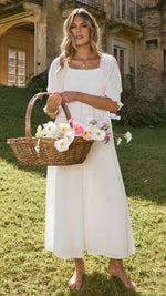 Cierra Midi Dress - White