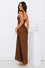 Permission To Party Satin Maxi Dress