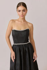 Ellapink Luxe Jacquard Dress | Made To Order
