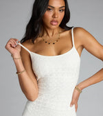 Twist and Slay Crochet Mini Dress
