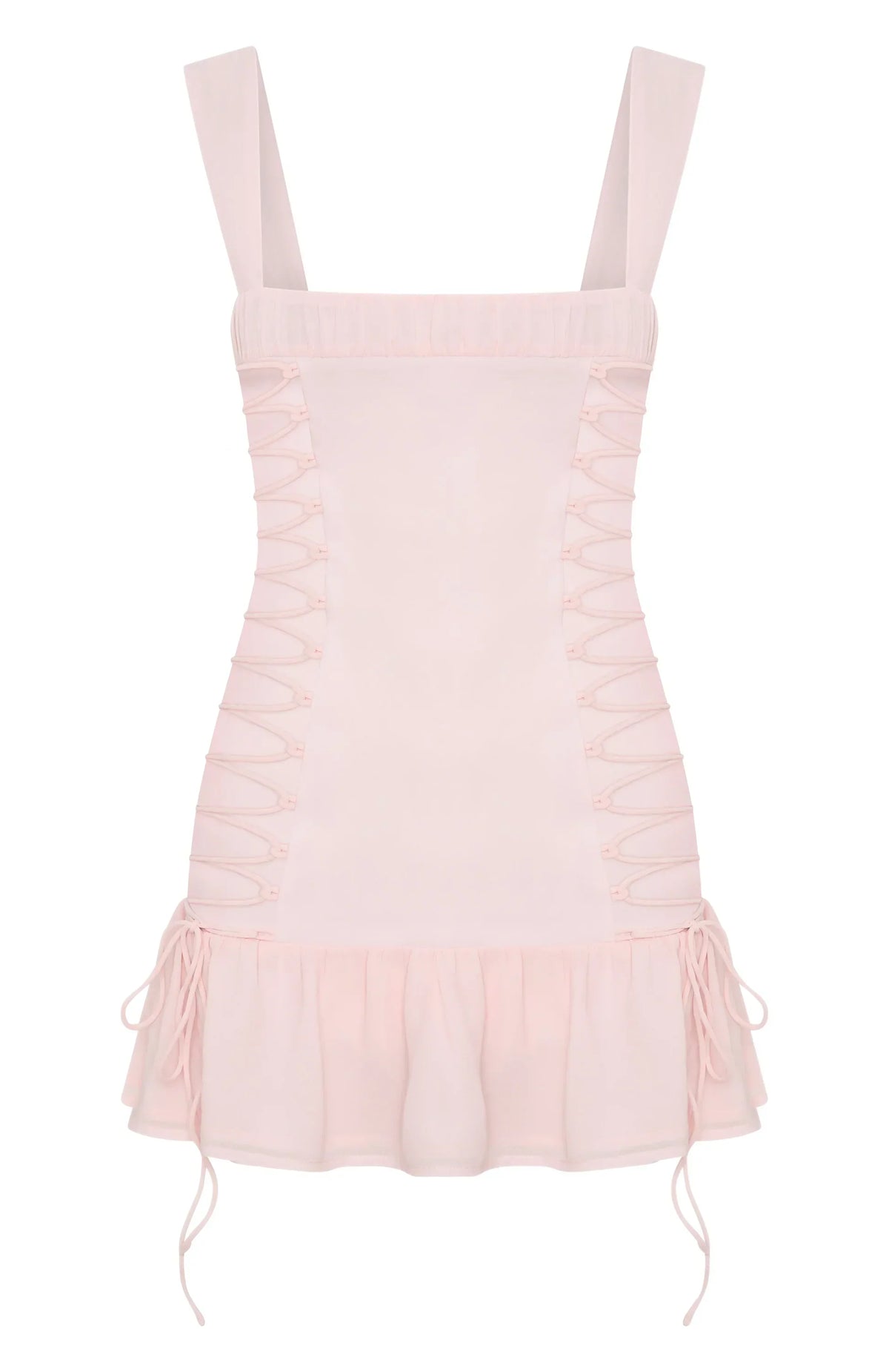 Rush In Mini Dress Baby Pink